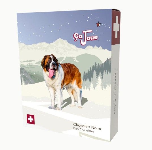Coffrets 4 Chocolats Noir (D1-fr) - Chocolat du Val de Bagnes