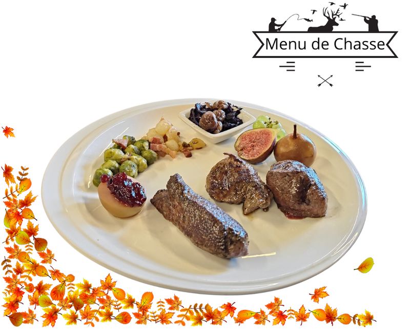Menu de Chasse 3 plats - Auberge de La Tzoumaz