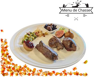 Menu de Chasse 3 plats - Auberge de La Tzoumaz
