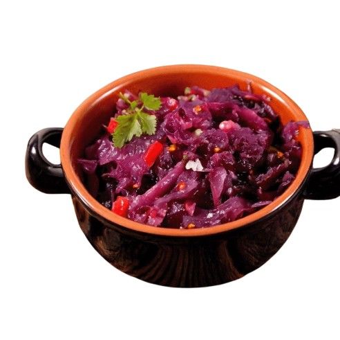 Choux rouges braisés au cassis 500g - BTB