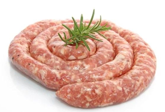 Saucisse à rôtir de cerf aux chanterelles 480g - BTB