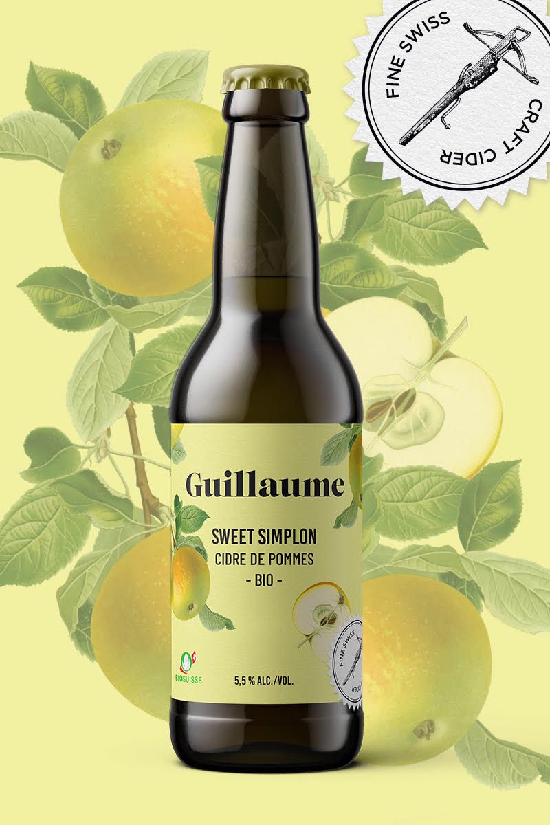 12X Cidre Bio Sweet Simplon 33Cl - Cidre Guillame