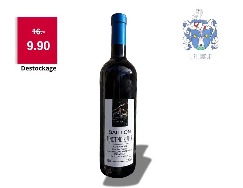 6x Pinot Noir de Saillon 2018 - Cave Les Combes