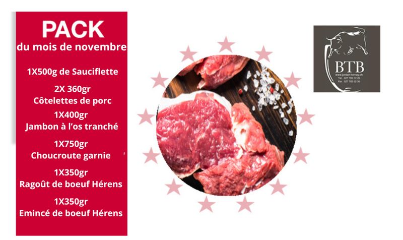 Le pack du mois de Novembre - BTB