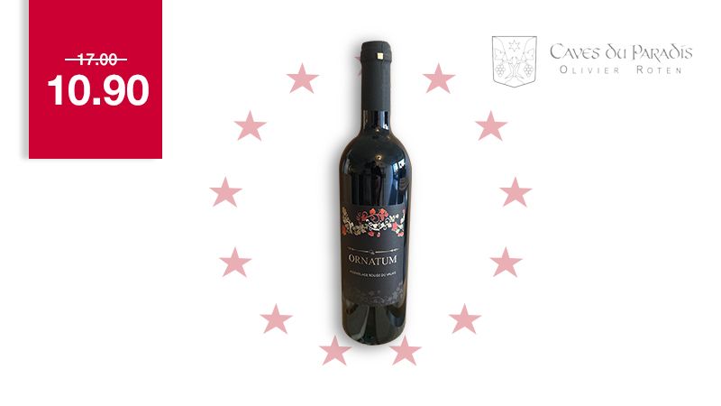 6 x Ornatum Assemblage rouge 75 cl - Caves du Paradis