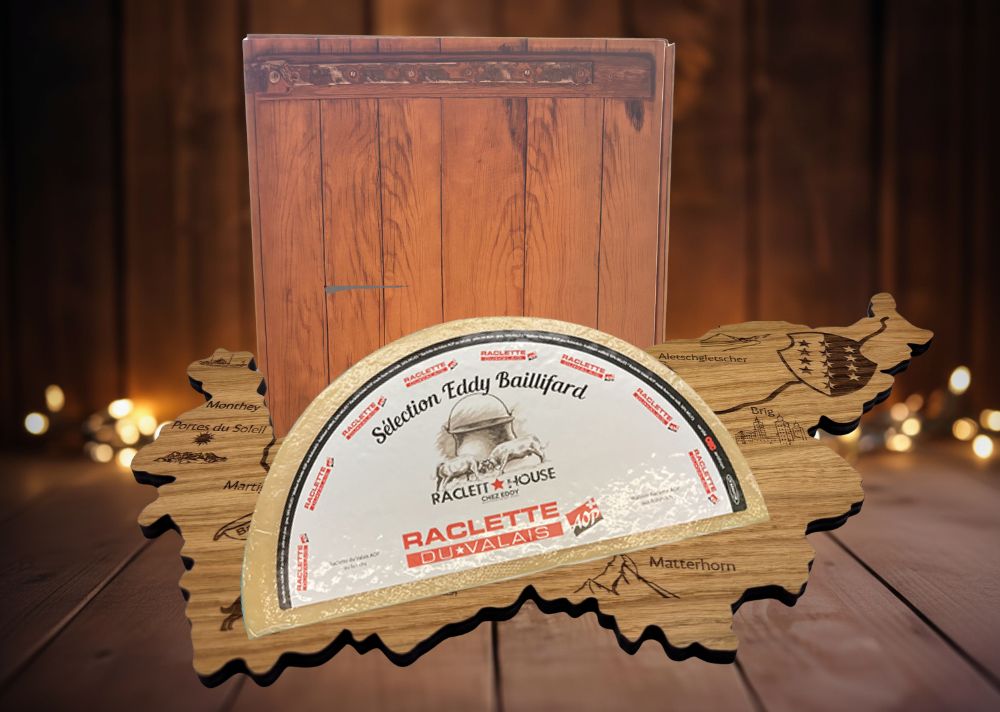 Coffret Raclette et Planchette &quot;Eddy Baillifard&quot;