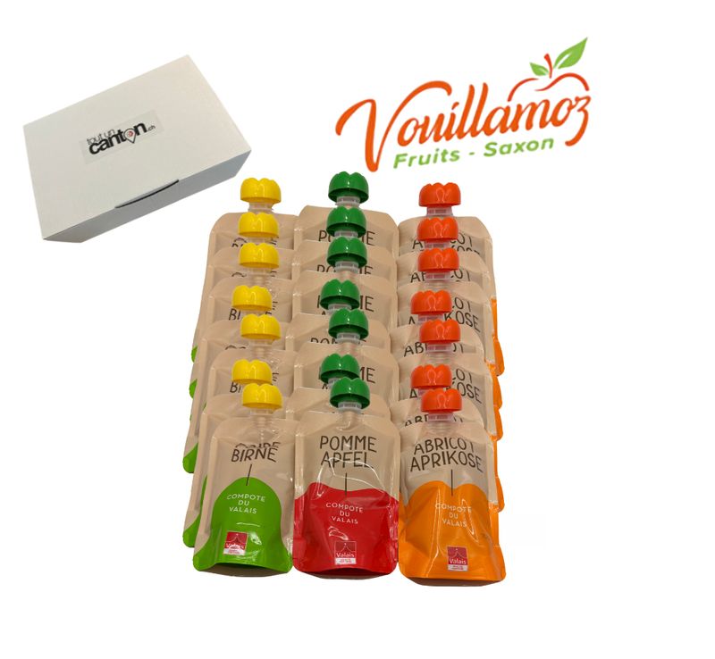 Box de Compotes de fruits - Vouillamoz Fruits