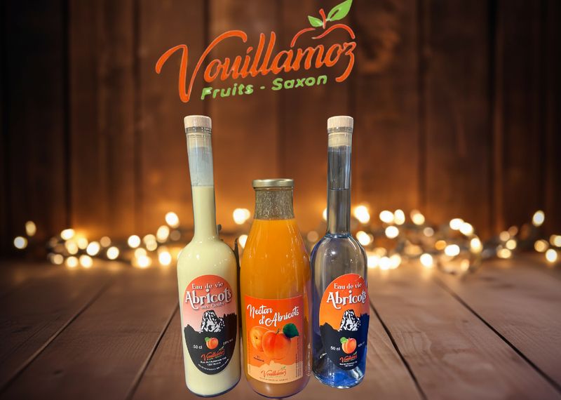 Coffret Eau de Vie Abricots de la Pierre Avoi - Vouillamoz Fruits