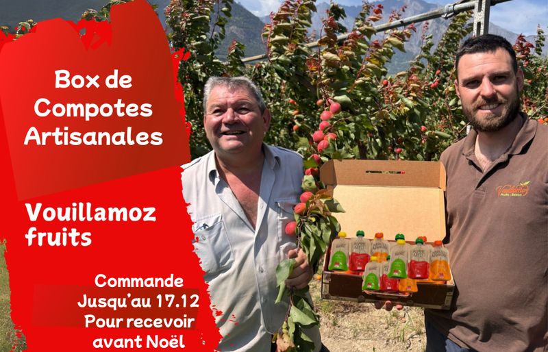 Box de Compotes de fruits - Vouillamoz Fruits