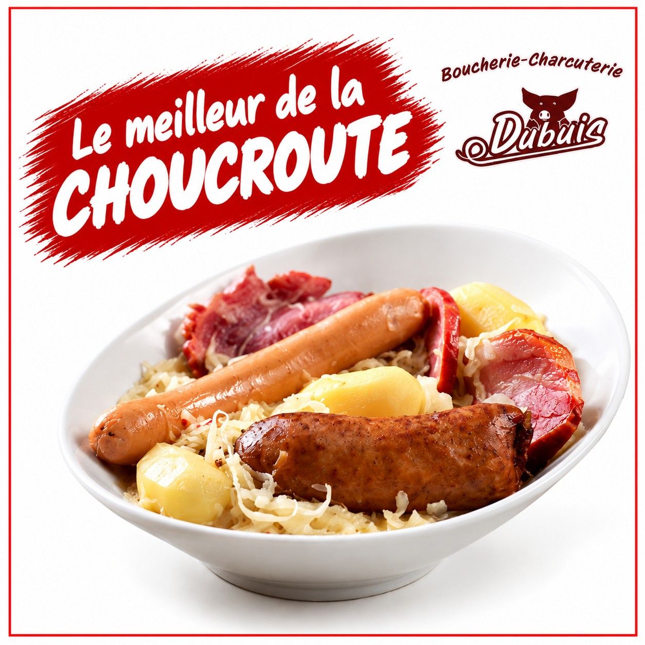 Choucroute artisanale 2 personnes - Boucherie Dubuis