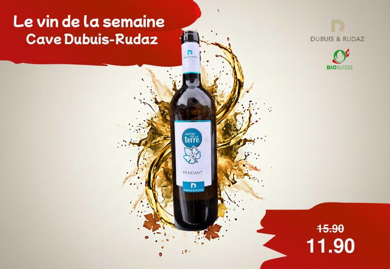 6 x Fendant Naître de la Terre 2024 75cl - Dubuis Rudaz