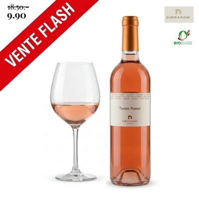 6 x Rosé Terres Roses 75Cl 2024 - Dubuis Rudaz