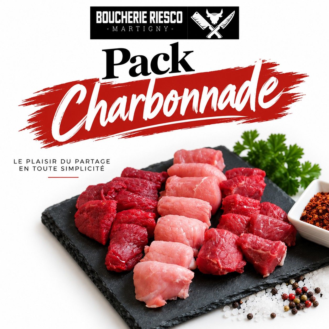 Pack Charbonnade  - Boucherie Riesco