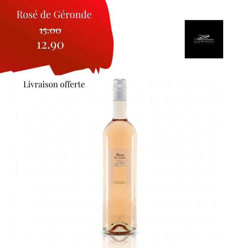 6 X Rose de Géronde  2025 75cl - Clos de Géronde
