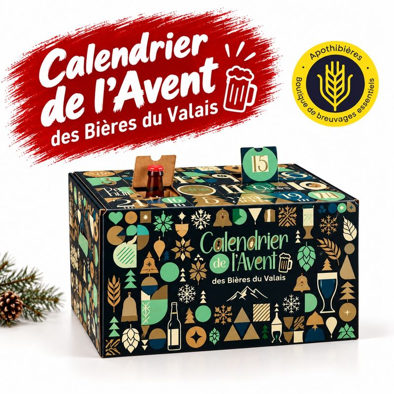 Calendrier de l'Avent des bières du Valais