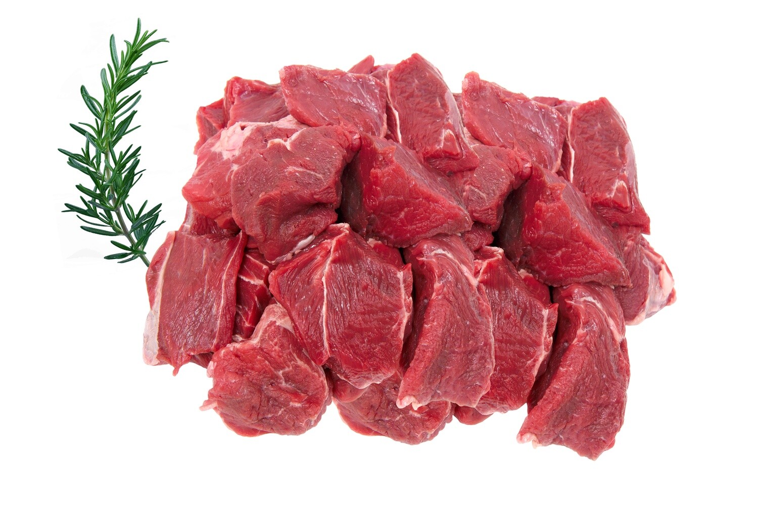 Ragoût de boeuf 250g -  Boucherie Evequoz