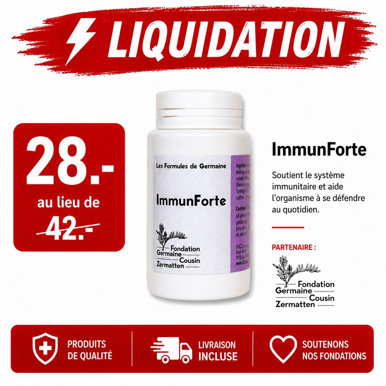 ImmunForte - Fondation Germaine Cousin