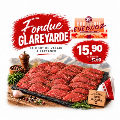 Fondue Glareyarde 250g - Boucherie Evequoz