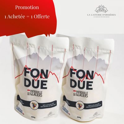 2 pour 1 Fondue Patrouille des Glaciers - Laiterie d'Orsières