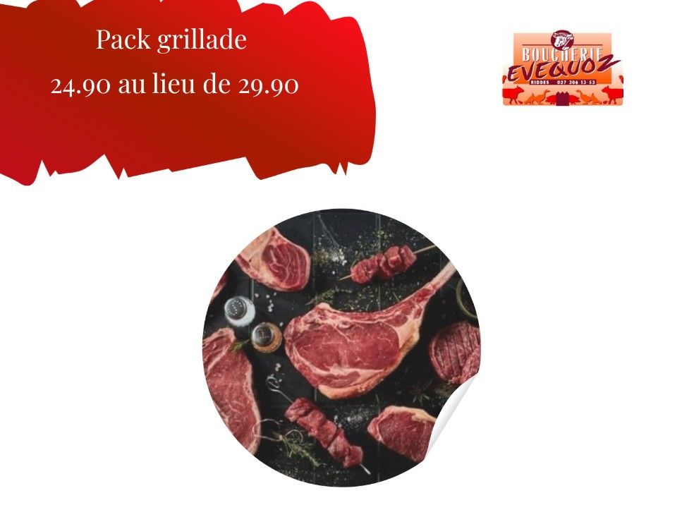 Box du grilleur - Boucherie Evequoz