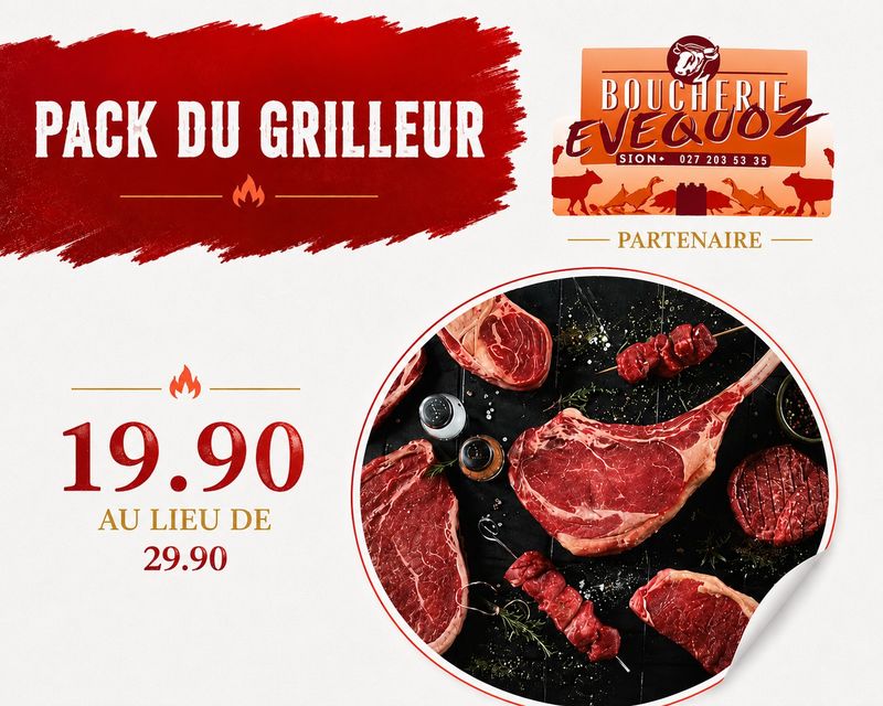 Pack du grilleur - Boucherie Evequoz