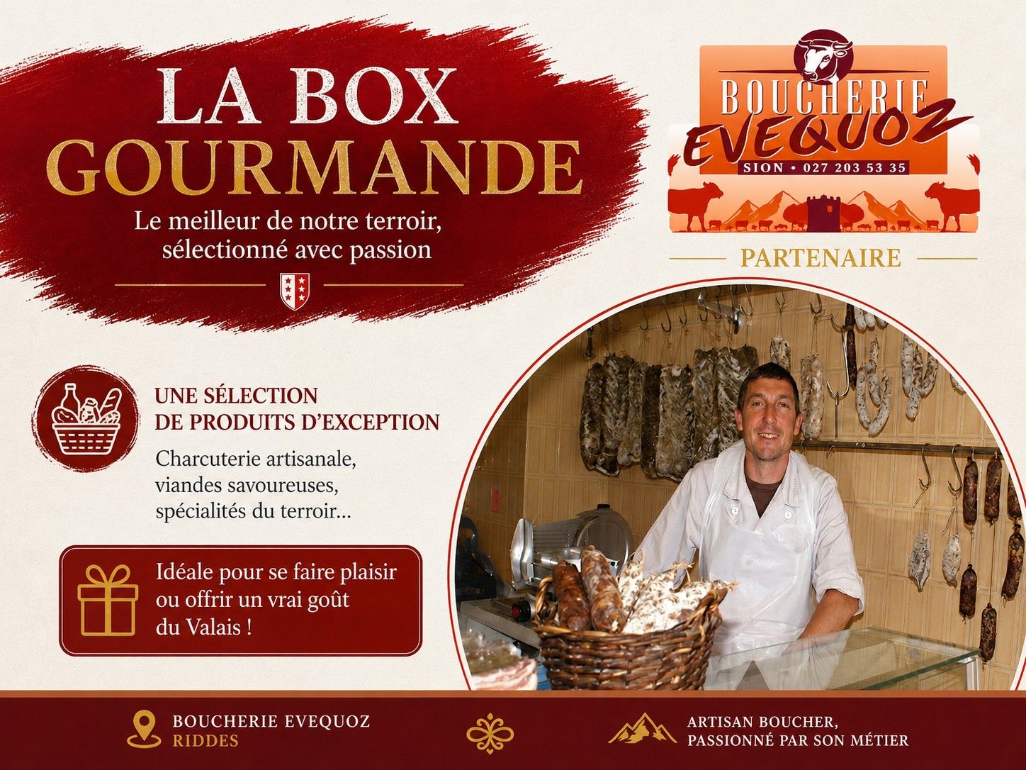 La Box Gourmande à Gérald - Boucherie Evequoz