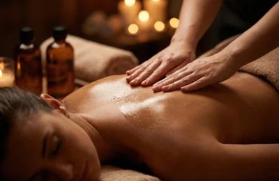 Massage relaxant à l’huile