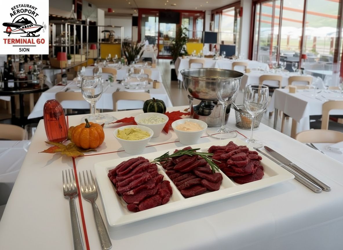 Fondue Terminal 60 - Restaurant de l'Aéroport Sion
