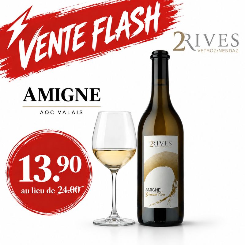 6 X Amigne 2024 - Cave des 2Rives