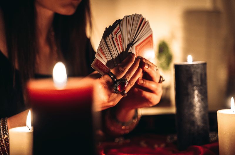 Séance de tirage de Tarot