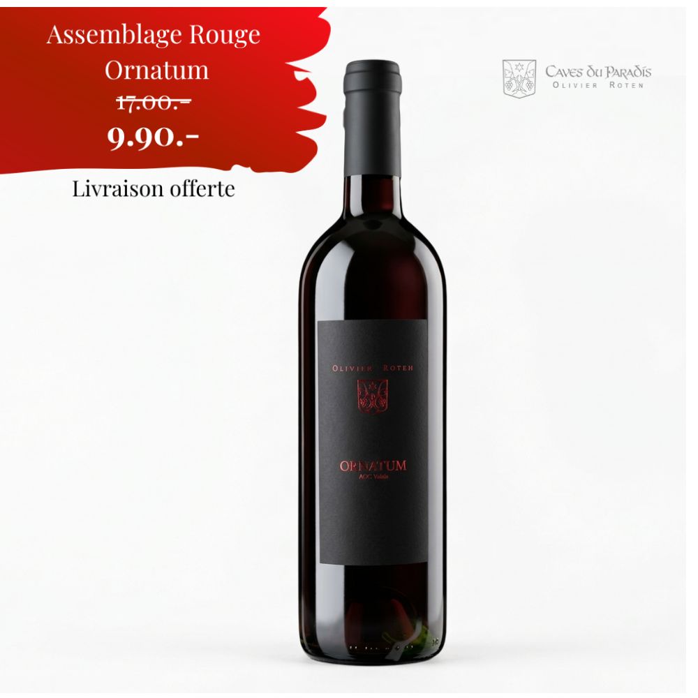6 x Ornatum Assemblage rouge 2024 75cl - Caves du Paradis