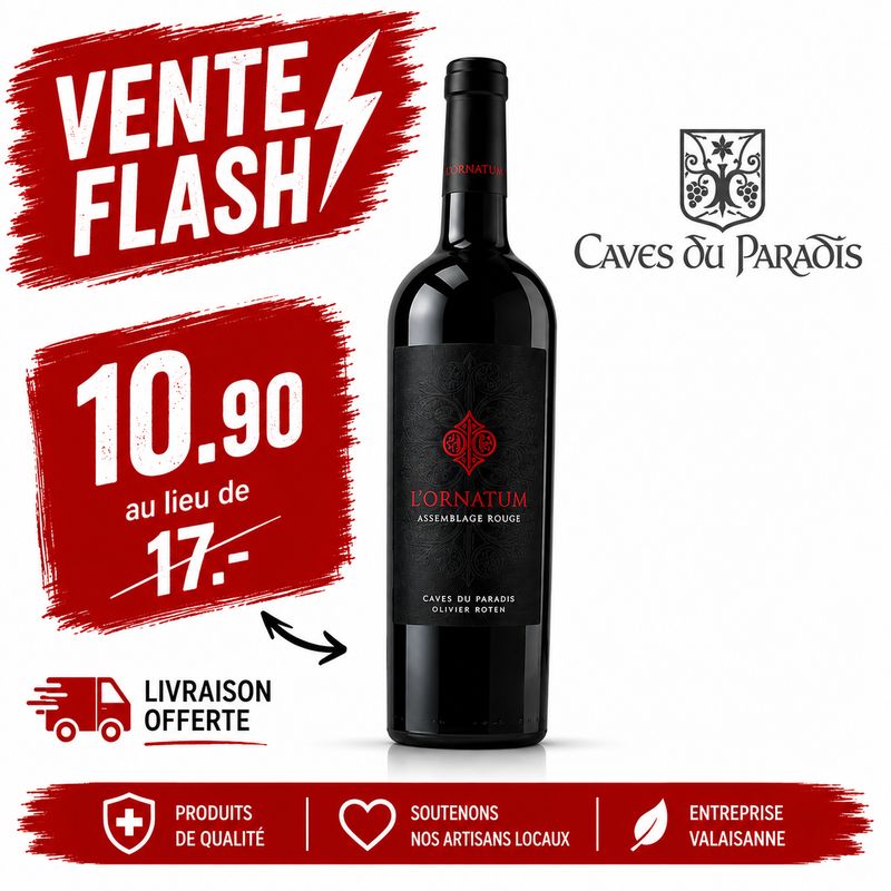 6 x Ornatum Assemblage rouge 2024 75cl - Caves du Paradis