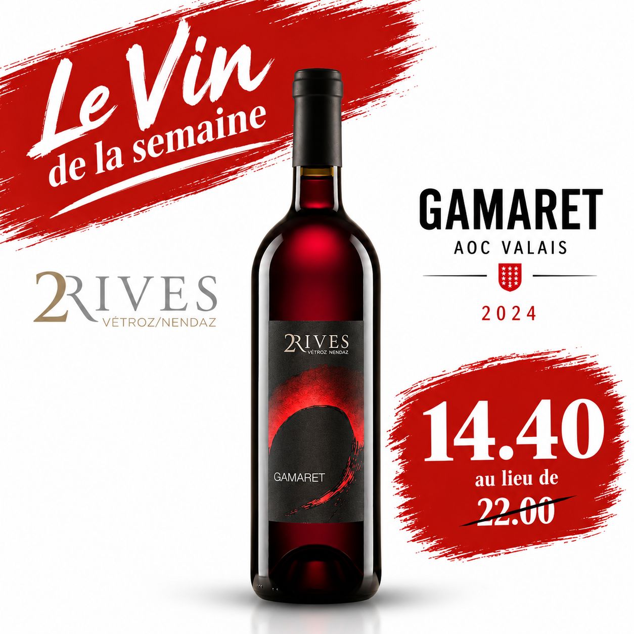 6 X Gamaret 2024 - Cave des 2Rives