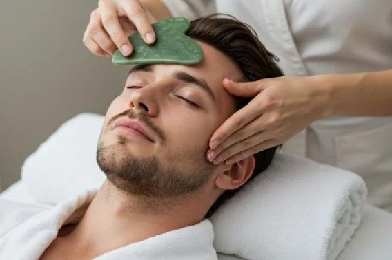 Soin du visage Gua Sha Masculin 60min