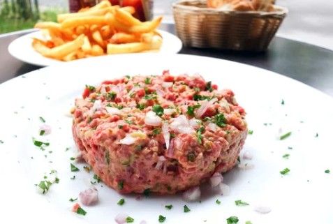 Menu Tartare de boeuf - Les Chenevières