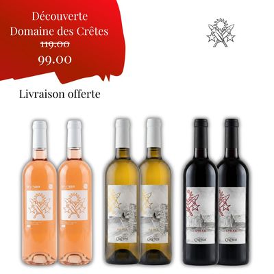 Carton découverte "Grillade Starter kit" - Domaines des Crêtes