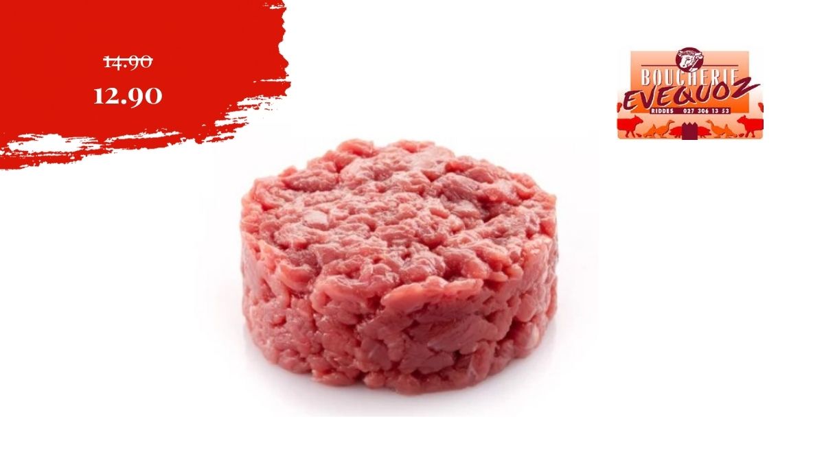 Tartare de boeuf  250g - Boucherie Evequoz