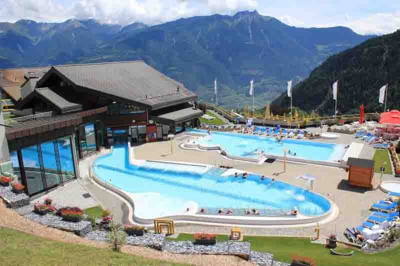 Entrée aux bains et spa d'Ovronnaz