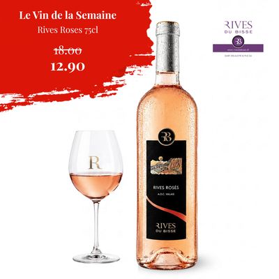 12X Rives Roses 75cl 2025 - Rives du Bisse
