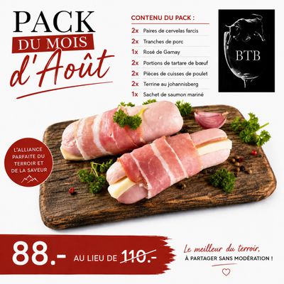 Le pack du mois d'Août - BTB