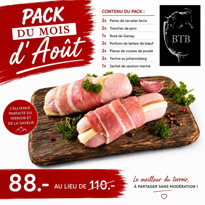 Le pack du mois d'Août - BTB