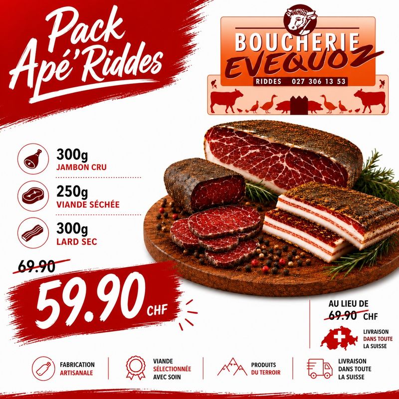 Pack Apé'Riddes - Boucherie Evequoz