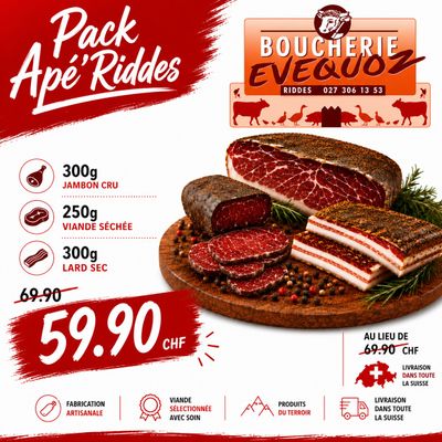 Pack Apé'Riddes - Boucherie Evequoz