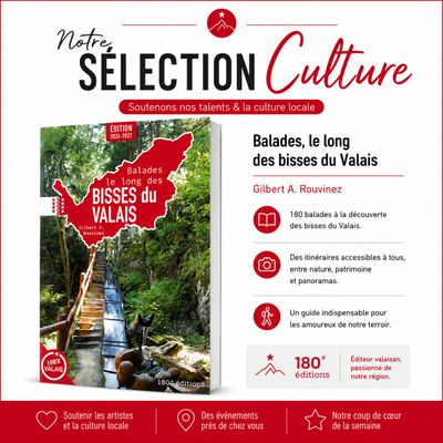 Balades le long des bisses du Valais 2026 - 180 Editions
