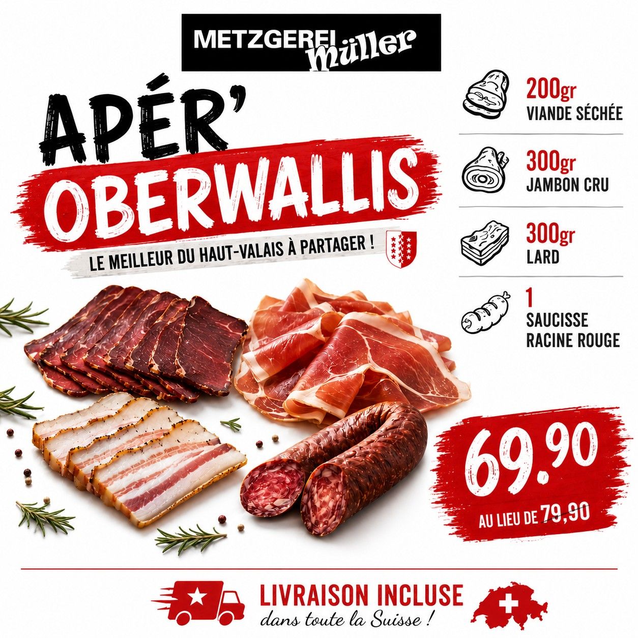 Pack Apér'Oberwallis - Metzgerei Müller