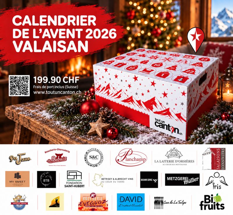 Advent calendar of Valais products 2024
