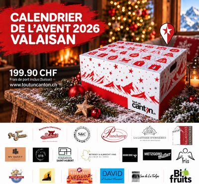 Calendrier de l'Avent des produits valaisans 2026