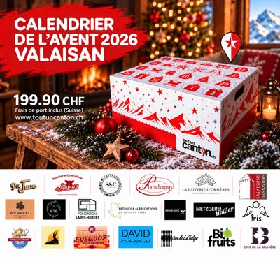 Calendrier de l'Avent des produits valaisans 2026