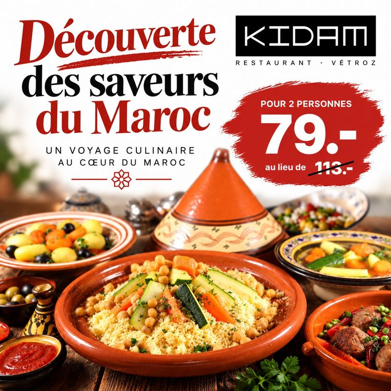 Découverte des saveurs du Maroc