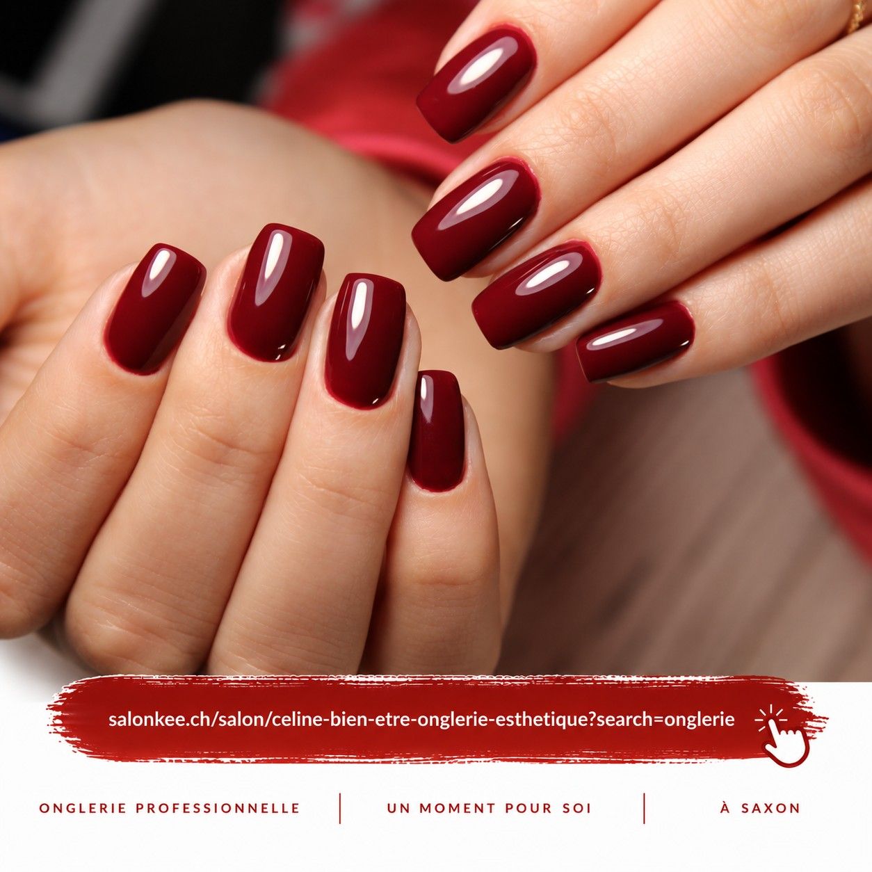 Pose d'ongle complète au gel